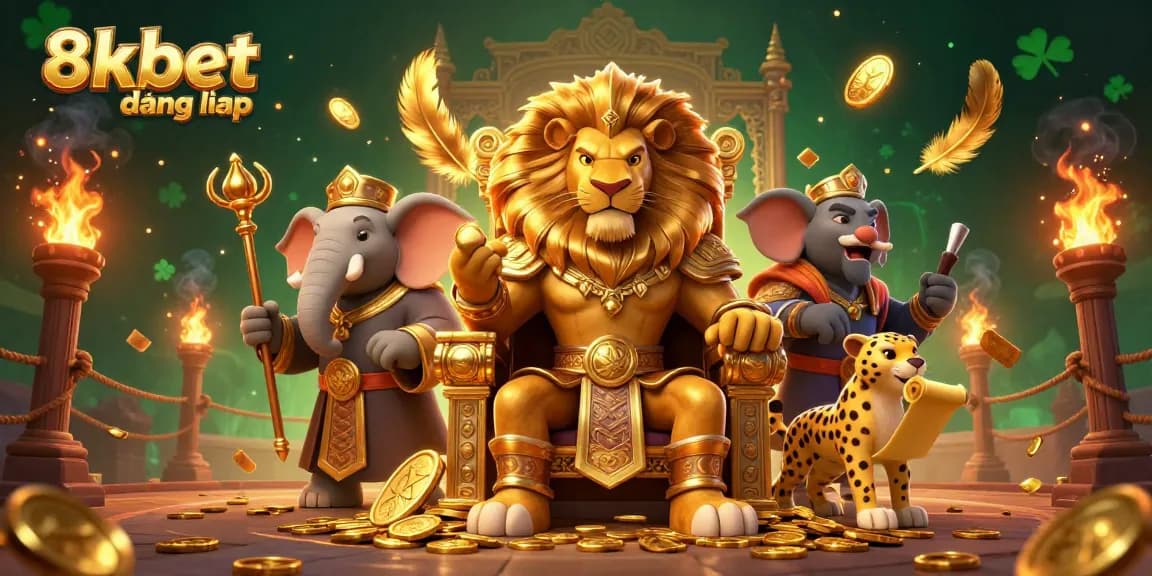 Engage in exciting gameplay with 8xbet đăng nhập in a vibrant casino scene featuring iconic characters.
