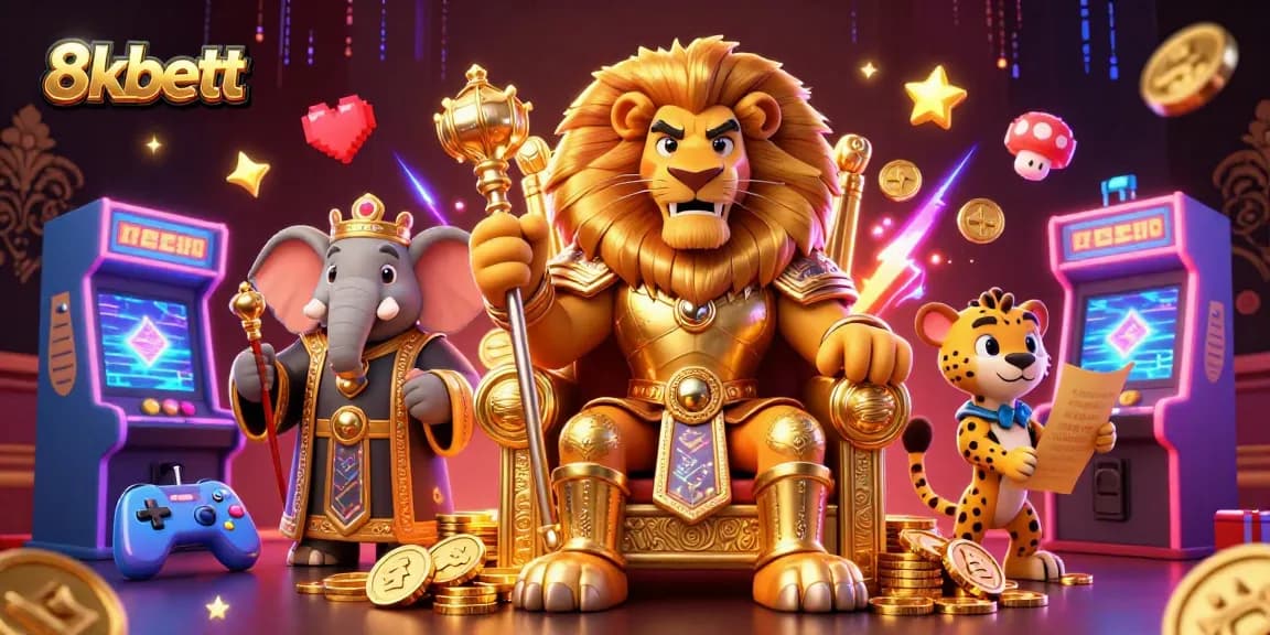 Experience thrilling games at 8xbett with vibrant characters and dynamic casino elements.