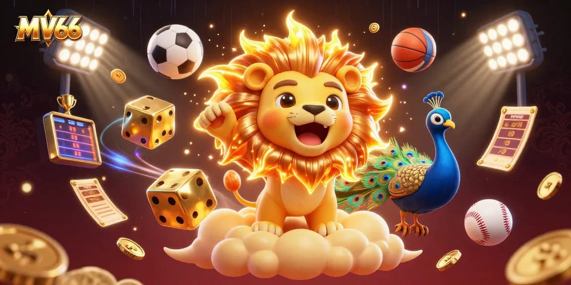 Experience the thrilling MV66 gaming action with sports elements and a vibrant atmosphere.