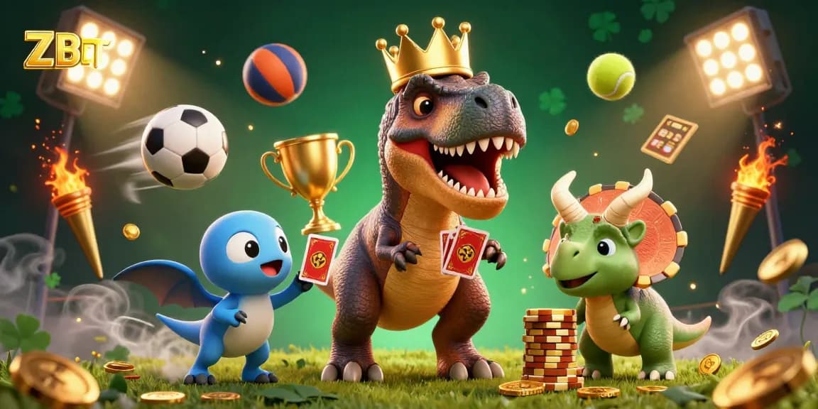 ZBET brings exciting sports betting action with colorful characters and golden rewards.