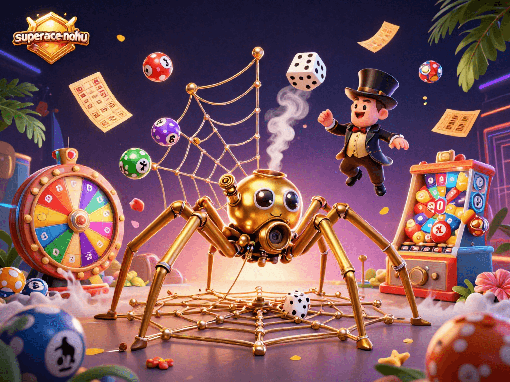 Win big at superace-nohu with thrilling gameplay featuring lively characters and vibrant gambling elements.