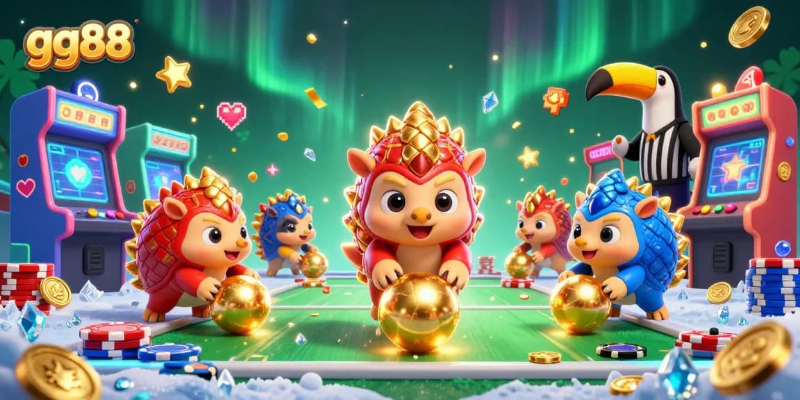 Engage in thrilling gameplay at gg88 with dynamic pangolin rivals and vibrant casino elements.