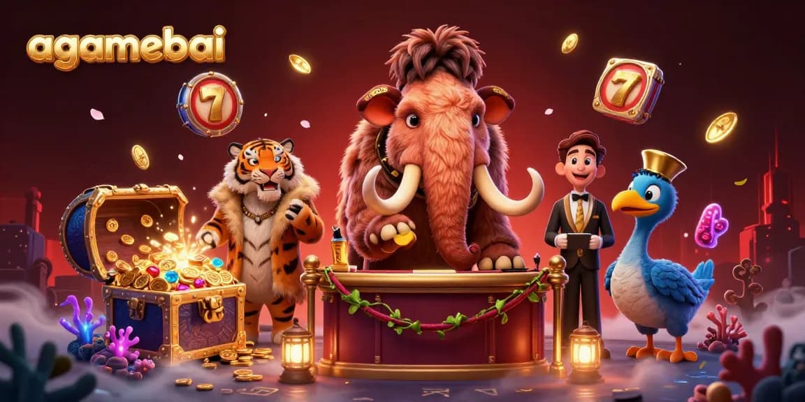 Experience agamebai excitement as the woolly mammoth checks ID for a VIP saber-tooth at the casino door.