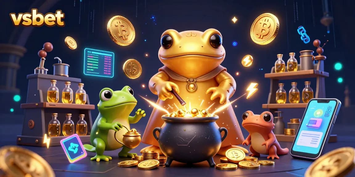 Engage in thrilling gameplay with vsbet in this vibrant fantasy casino scene