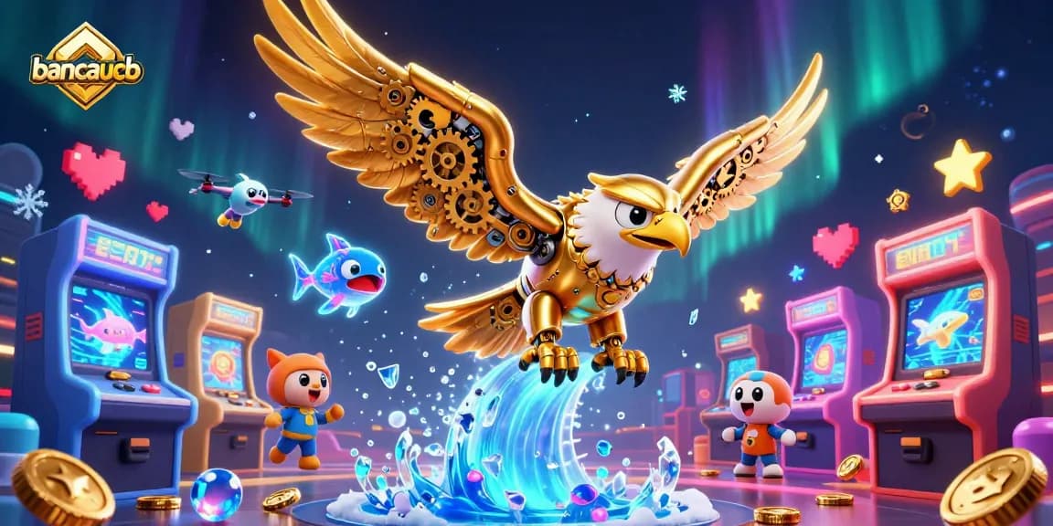 Engage in thrilling treasure hunts with bancaucb, featuring vibrant 3D underwater creatures and dynamic gameplay.