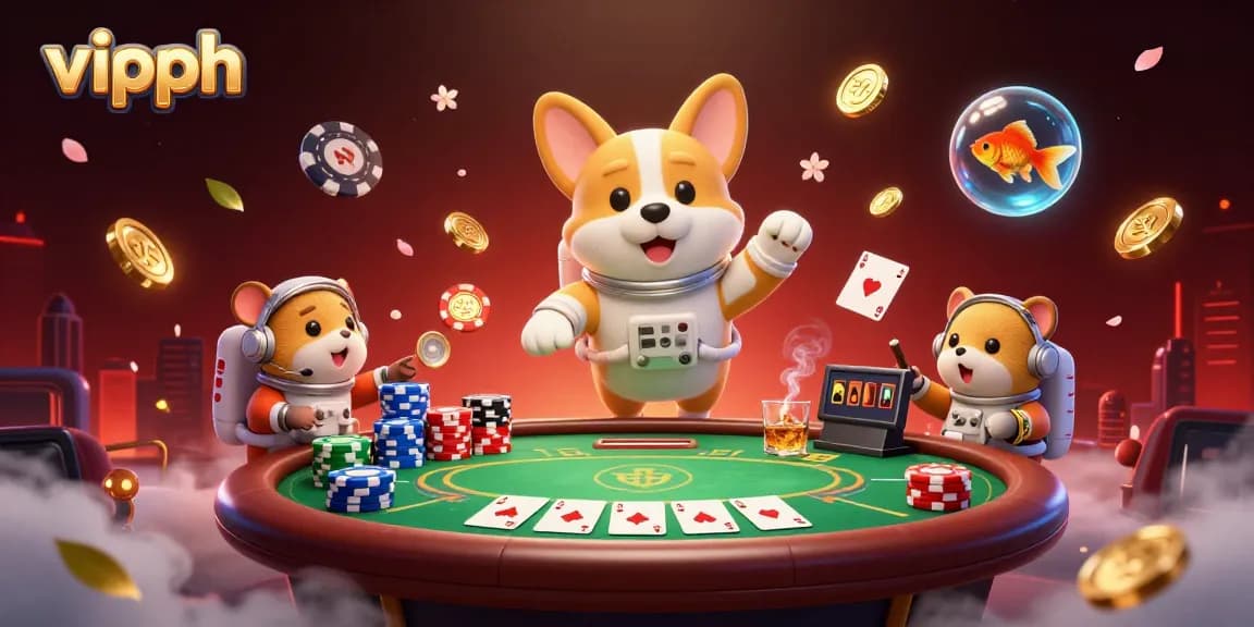 Experience thrilling gaming moments with vipph's 3D cartoon casino adventure.