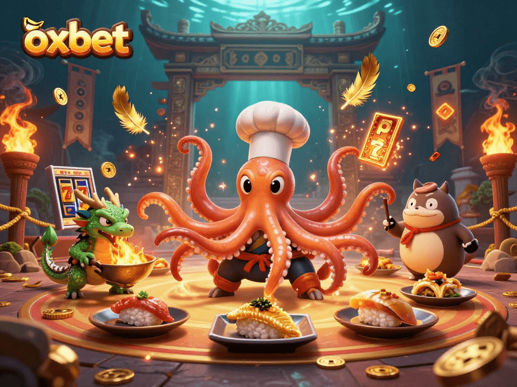 Engage with exciting casino action featuring oxbet’s vibrant scene of a sushi chef octopus and more.
