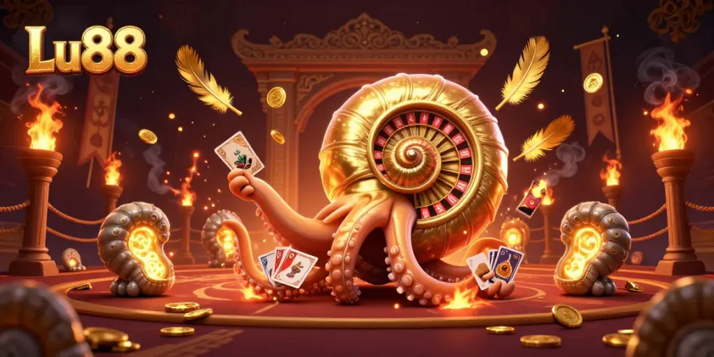 Experience thrilling gameplay with Lu88's interactive ancient nautilus casino scene.