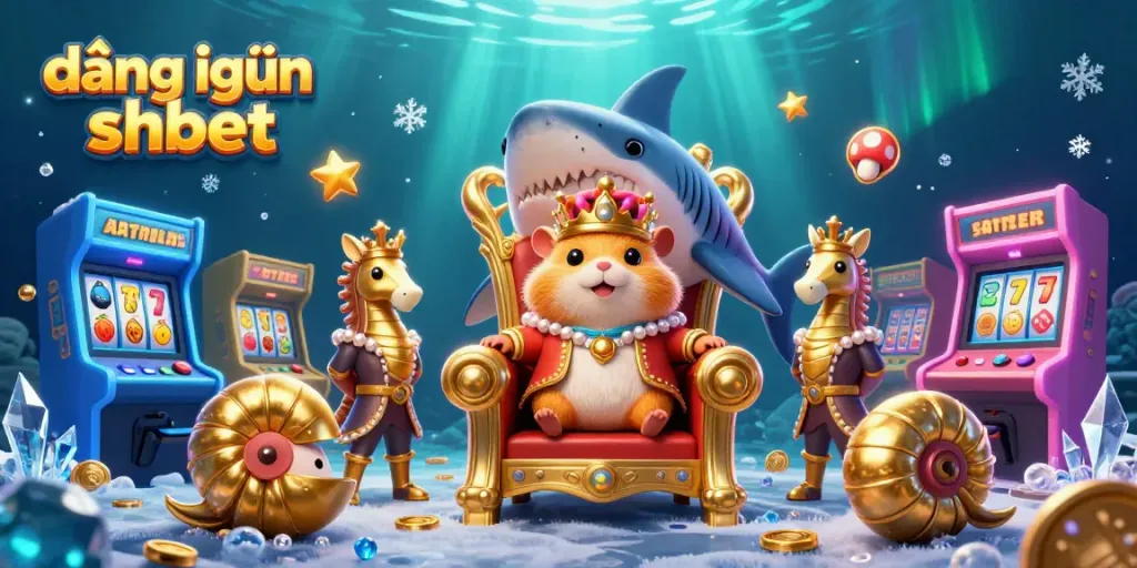 Experience the excitement with đăng nhập shbet featuring a vibrant underwater casino scene.