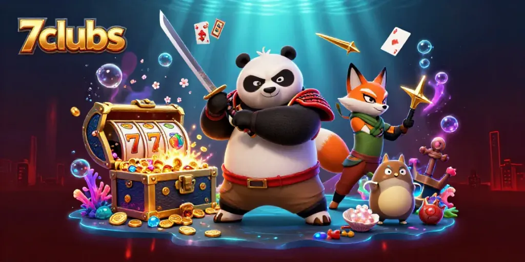 Experience thrilling wins with 7clubs, featuring a dynamic casino scene filled with engagement and excitement.