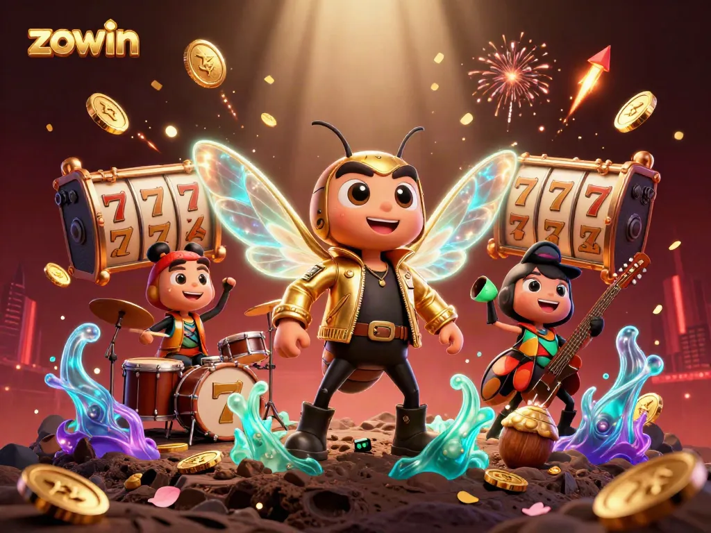 Zowin players experiencing a thrilling casino atmosphere with engaging game elements and vibrant visuals.