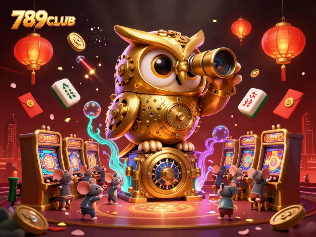 Experience thrilling gameplay at 789CLUB with unique characters and festive casino elements exploding in excitement.