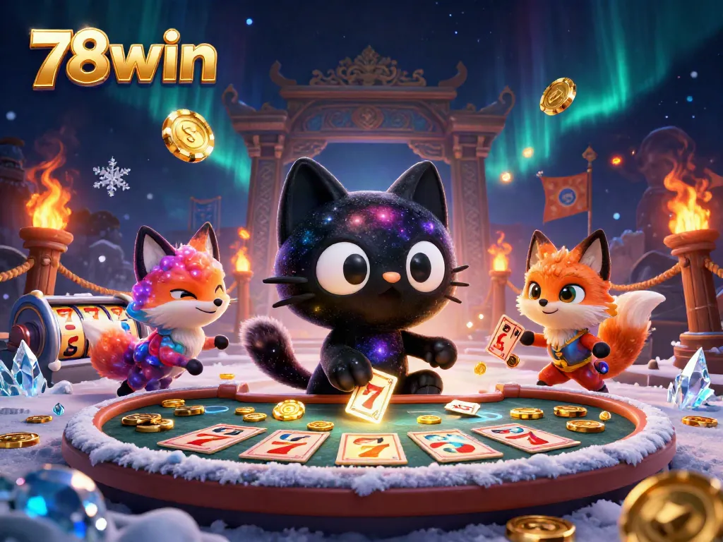 78win captures gamers' excitement with cosmic casino action and vibrant 3D characters.