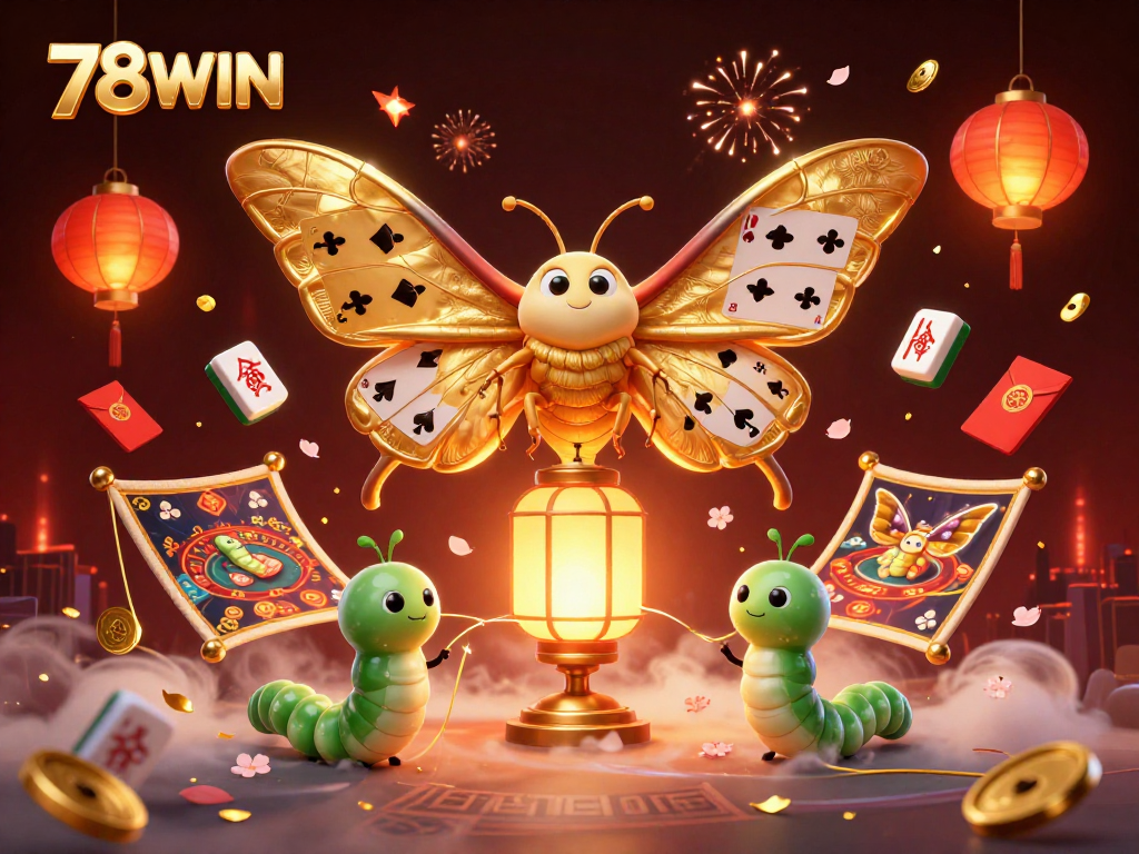 Experience thrilling gaming moments at 78WIN with vibrant casino scenes and mythical characters.