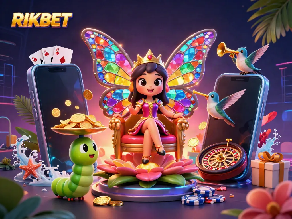 Play engaging slot games and win at RIKBET with exciting cartoon characters and rich casino elements.