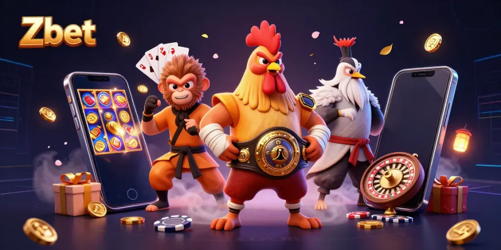 Engage with Zbet and experience thrilling online gambling featuring dynamic characters.
