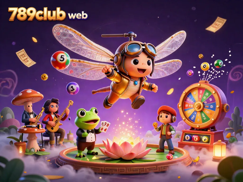 Experience thrilling games at 789club web with dynamic lottery balls and immersive casino atmosphere.