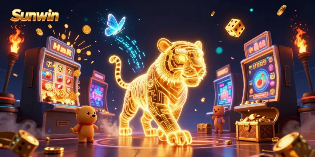 Experience the thrill of winning at Sunwin in a vibrant digital casino landscape.
