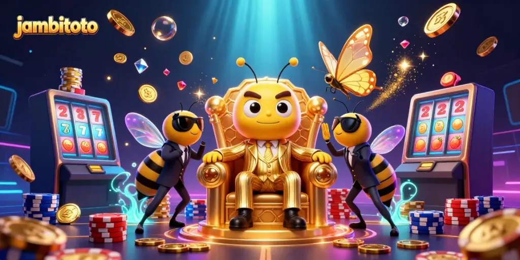 Experience jambitoto with thrilling slot machine reels and a dazzling casino atmosphere.