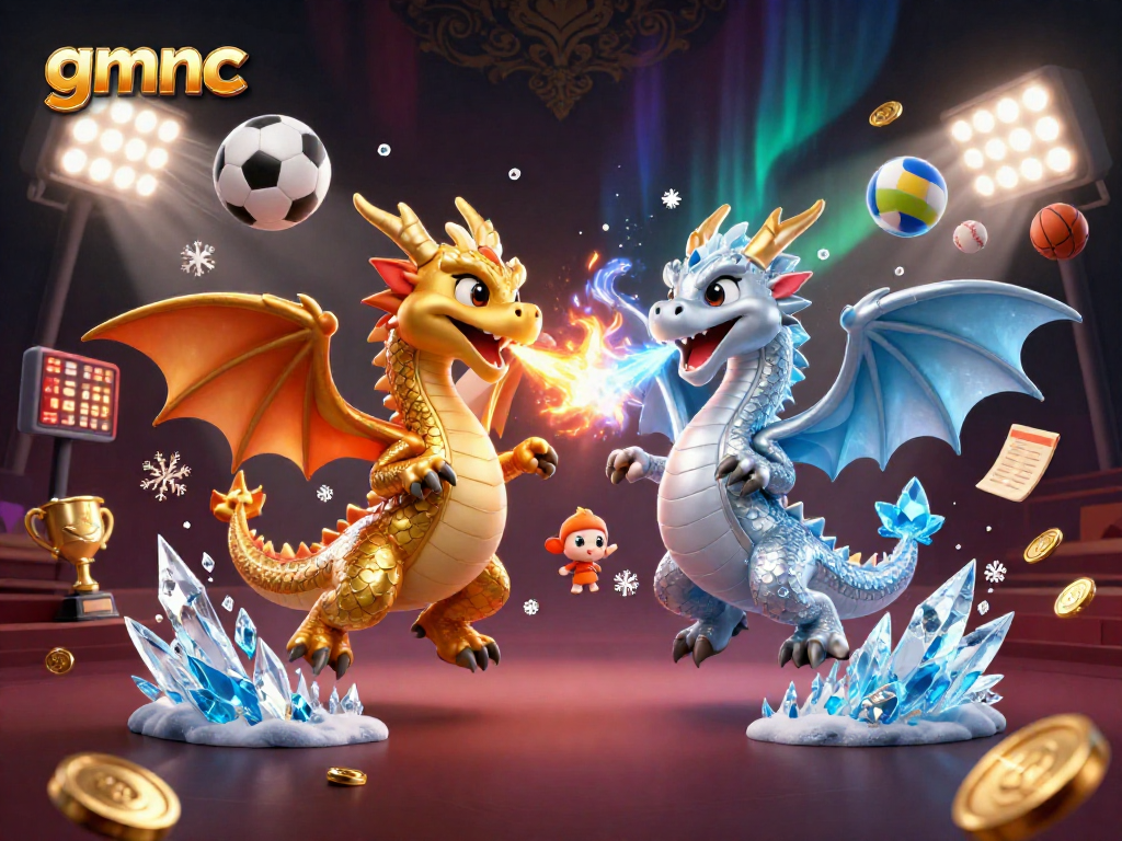 Engage with gmnc's dynamic sports betting experience through soaring dragons and vibrant game elements.