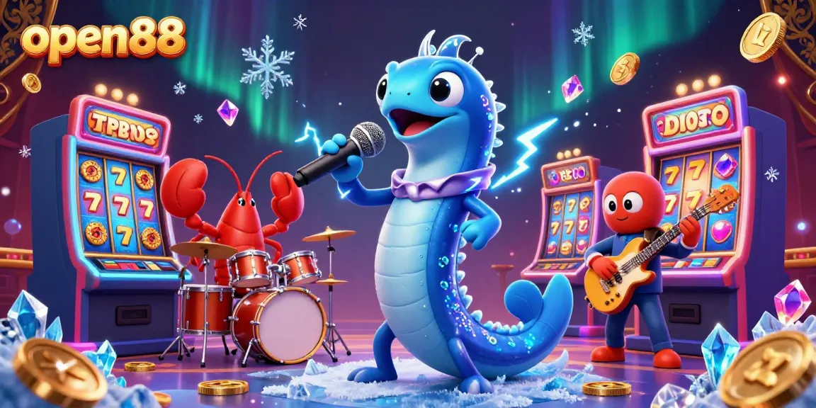 Experience thrilling gameplay at open88 with vibrant underwater casino action and slot machines.