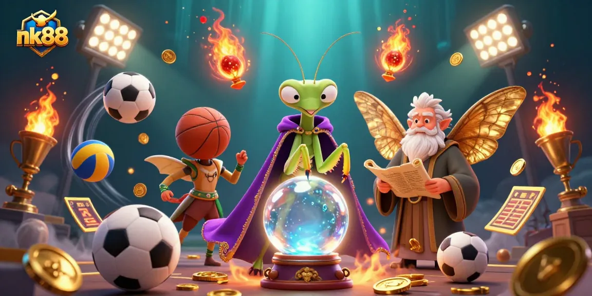 Experience nk88's dynamic betting universe with animated characters and vibrant action-packed elements.