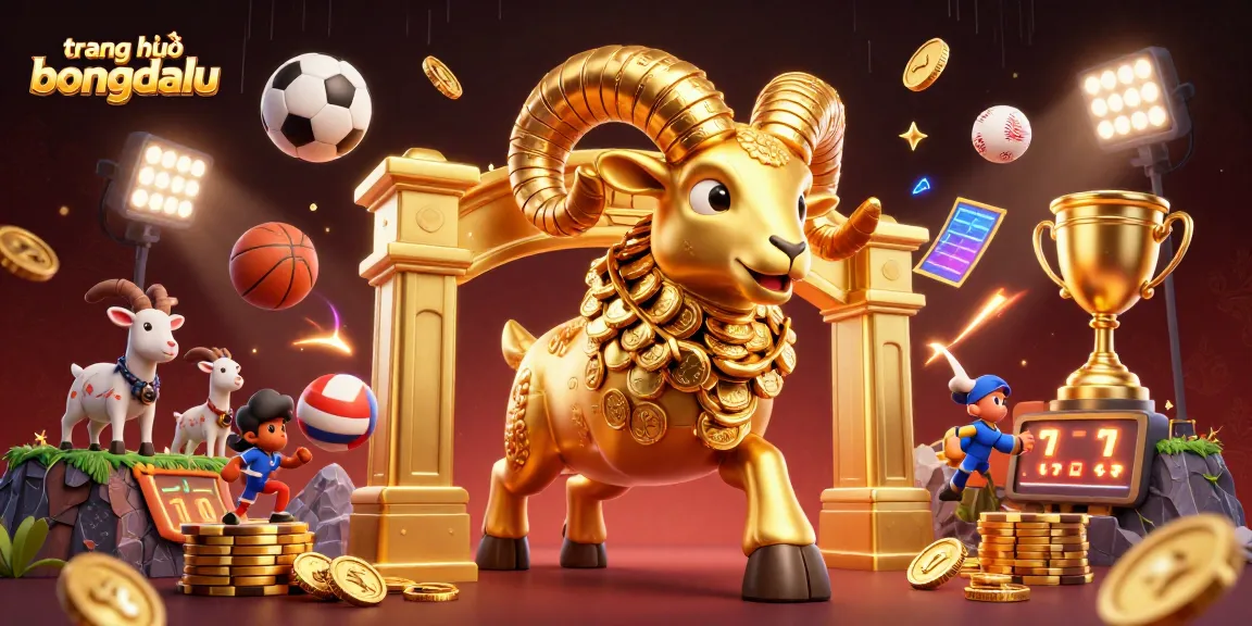 Experience thrilling action with sports betting elements on the trang chủ bongdalu platform as the golden ram charges through