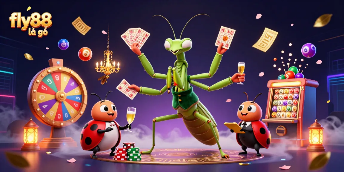 Engage in thrilling casino fun with fly88 là gì featuring vibrant characters and dynamic betting elements.