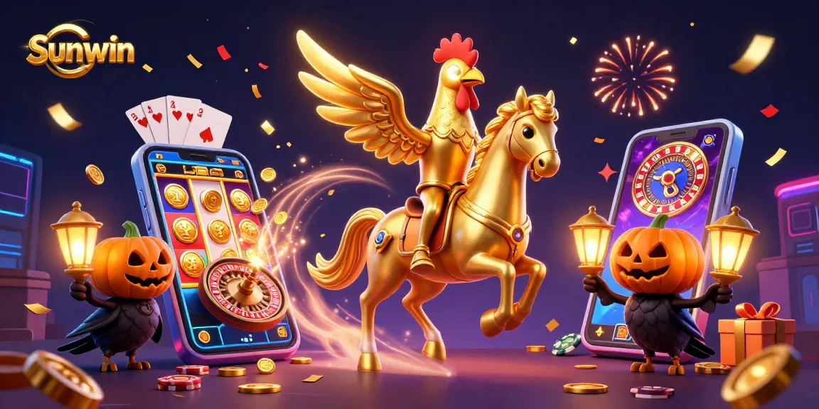 Experience thrilling gameplay at Sunwin with a vibrant casino scene full of action.