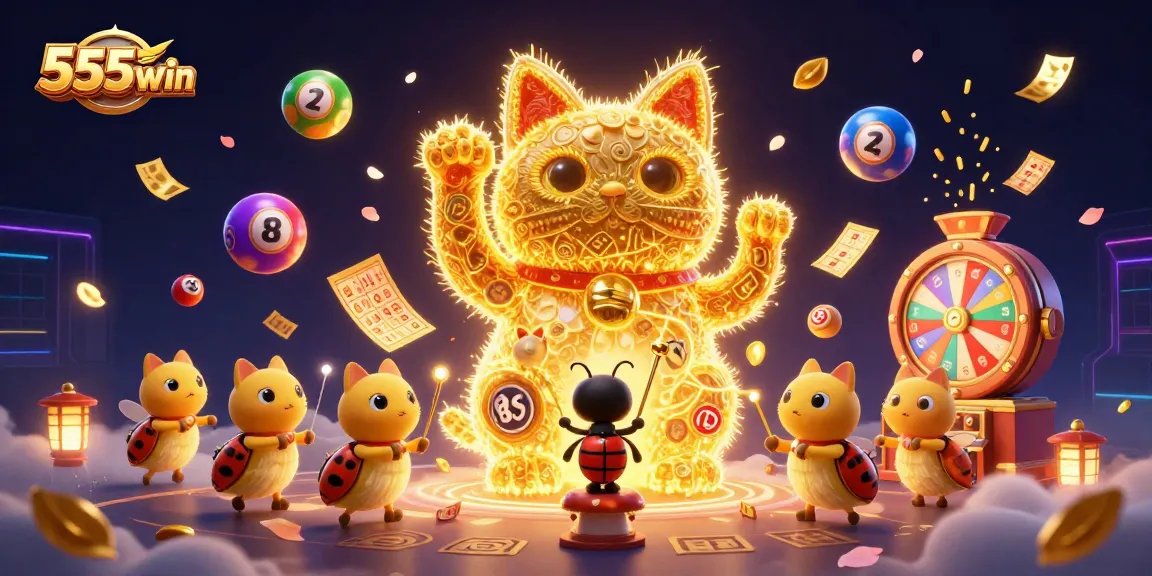 Play and win with vibrant 555win casino activities illustrated in 3D style, showcasing joyful gaming.
